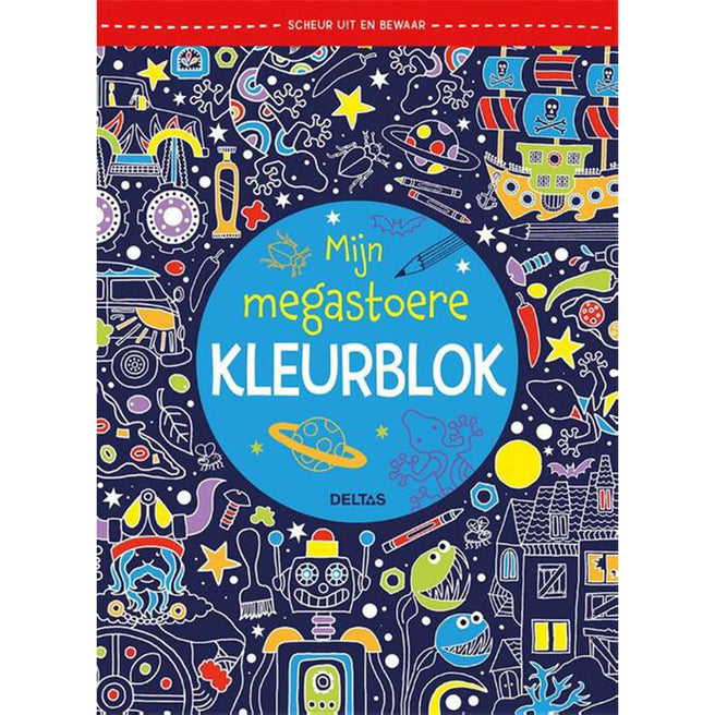 uitgeverij deltas mijn megastoere kleurblok | 0690769 | 1