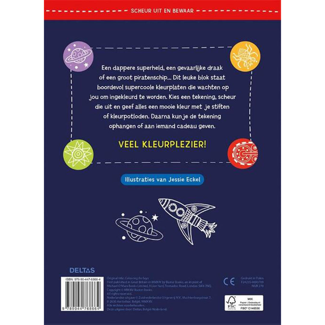 uitgeverij deltas mijn megastoere kleurblok | 0690769 | 6