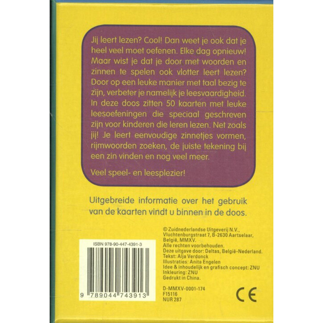 uitgeverij deltas speel- en leerkaarten - ik leer lezen | DELT0611226 | 2
