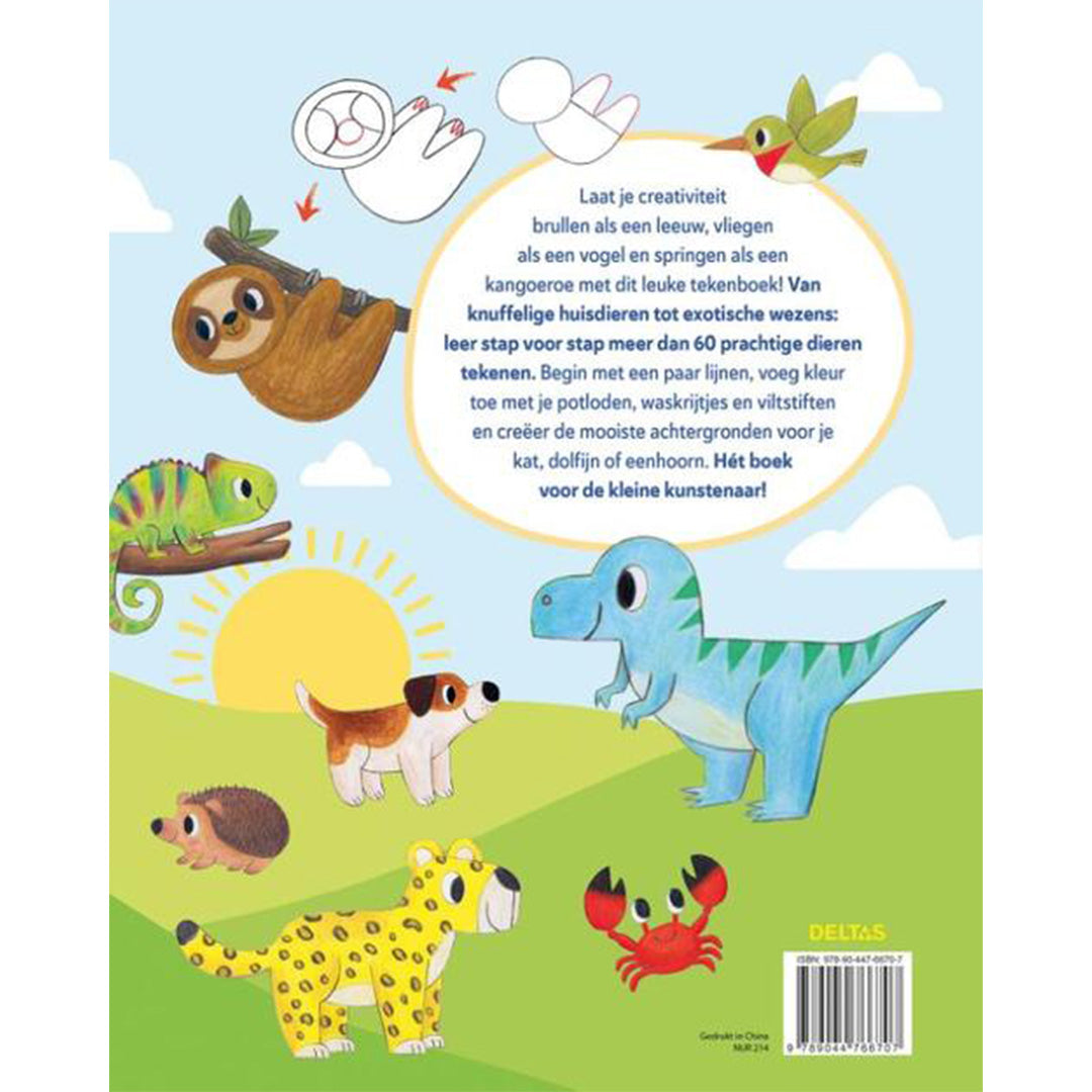 uitgeverij deltas stap voor stap dieren tekenen | 0363215 | 6