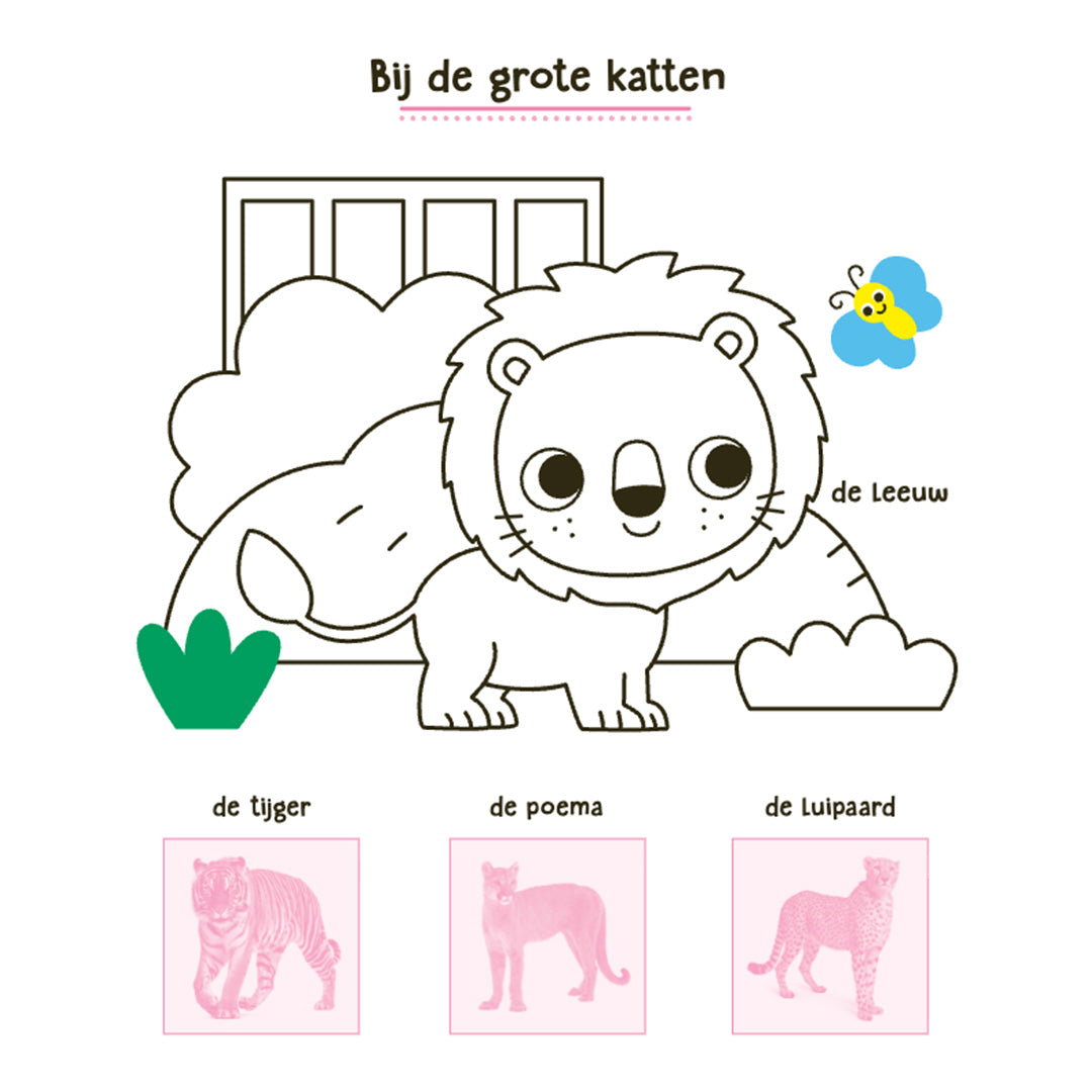 uitgeverij deltas stickerboek in de dierentuin | 0664134 | 34