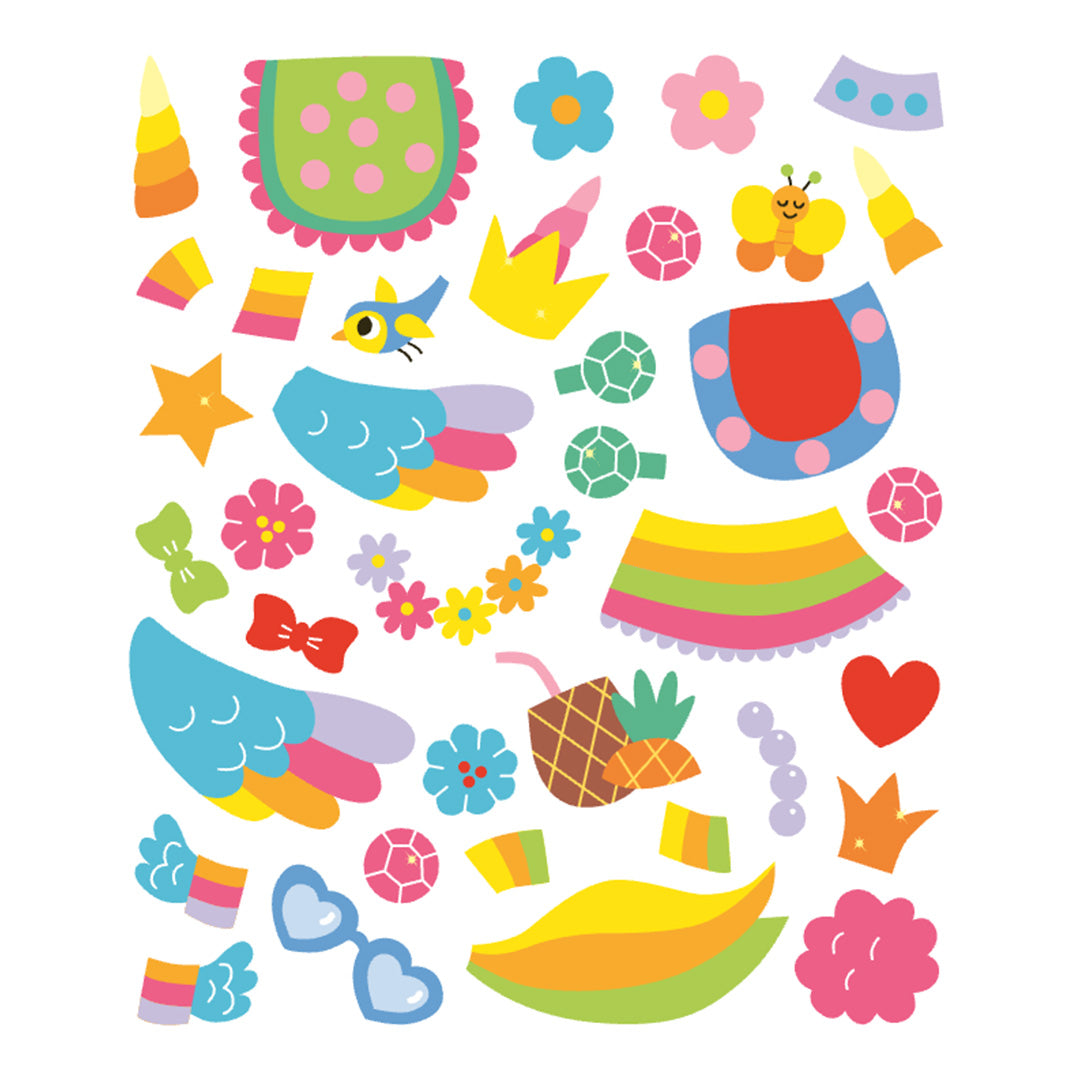 uitgeverij deltas stickerboek unicorn sticker parade | 0664141 | 5