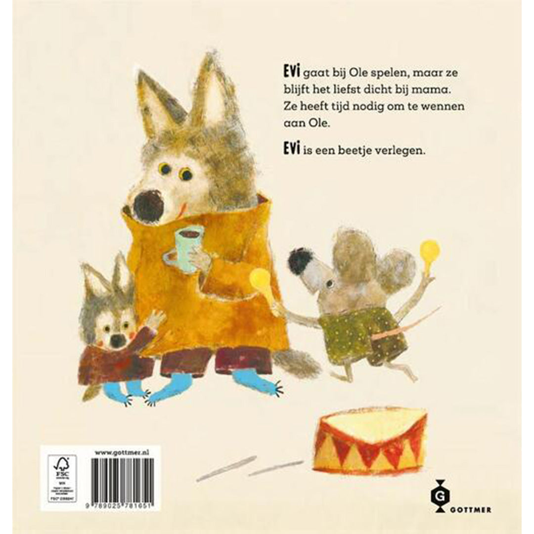 uitgeverij gottmer prentenboek evi is een beetje verlegen | 9789025781651 | 6