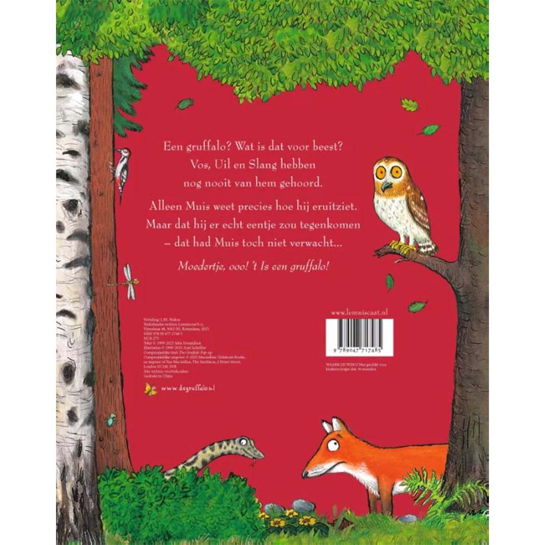 uitgeverij lemniscaat de gruffalo popup | LEM1631748 | 4