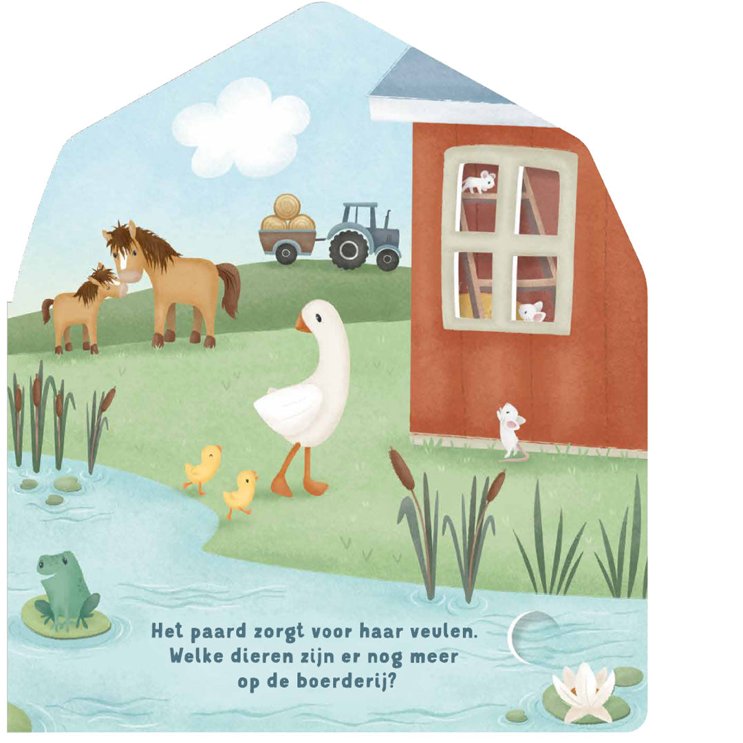 uitgeverij mercis little dutch kartonboek mijn doorkijkboek - boerderij | 1767106 | 5