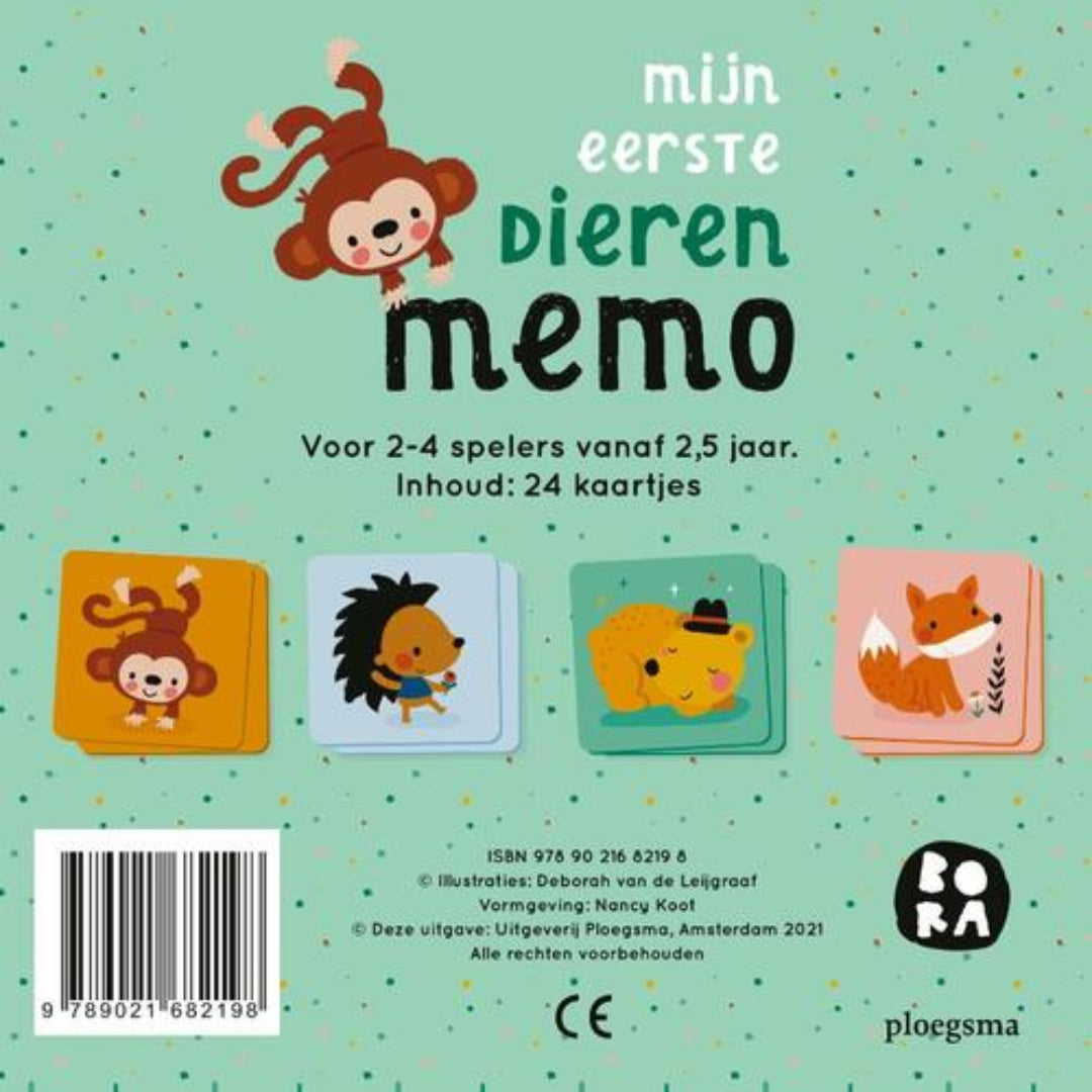 uitgeverij ploegsma memorie bora mijn eerste dierenmemo | 1628219 | 1
