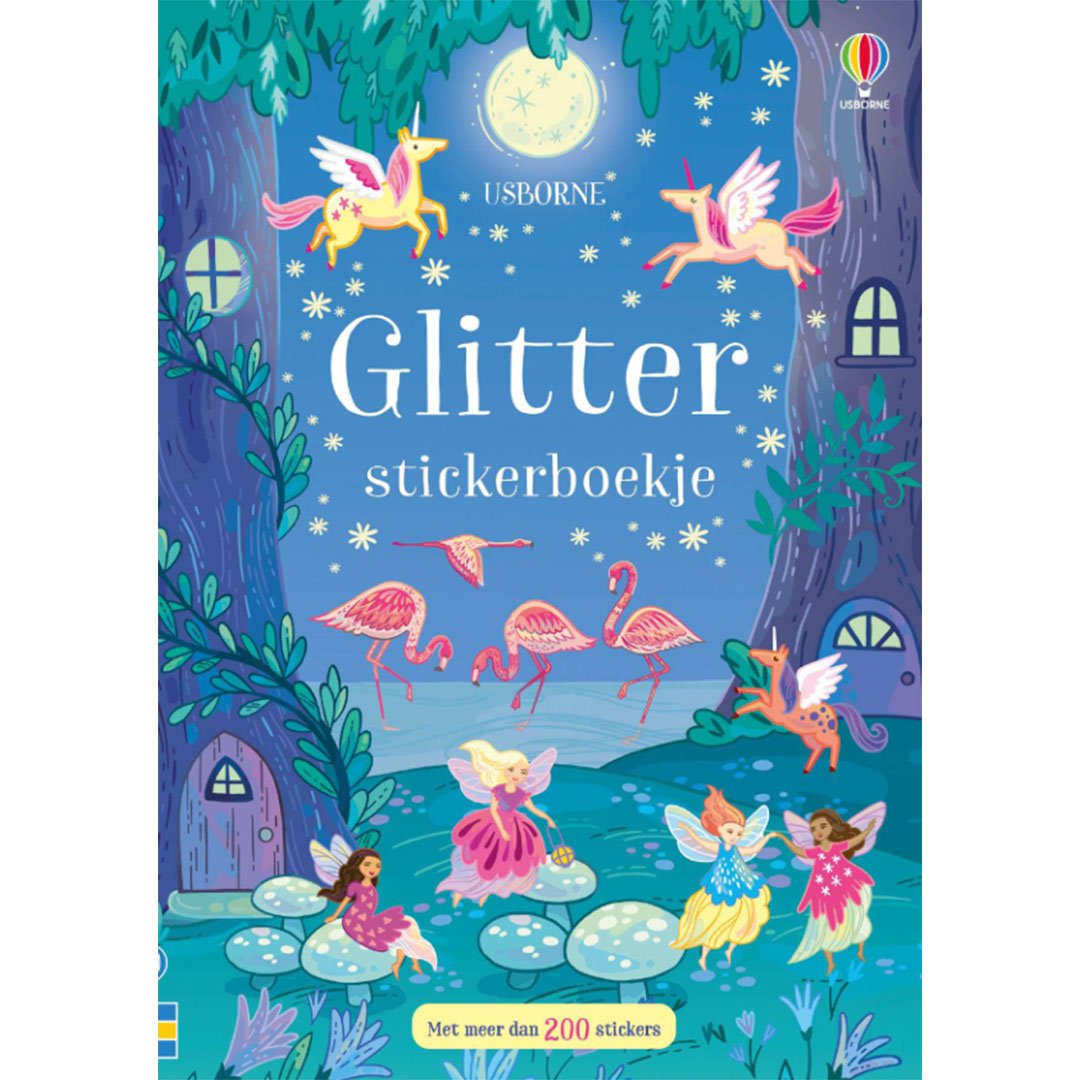 uitgeverij usborne mijn koffertje met glitterstickers | 1706520 | 4