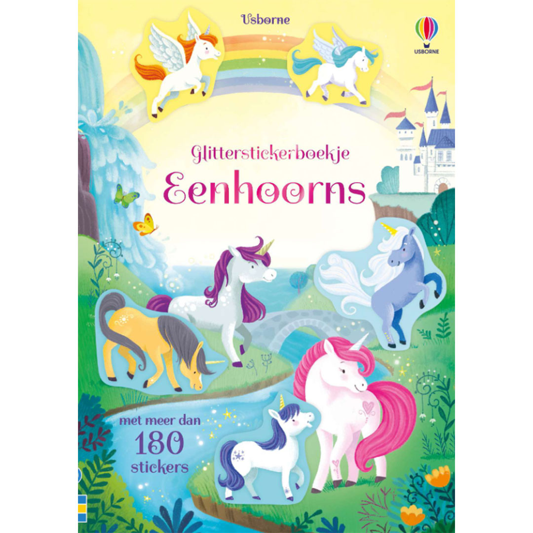 uitgeverij usborne mijn koffertje met glitterstickers | 1706520 | 5
