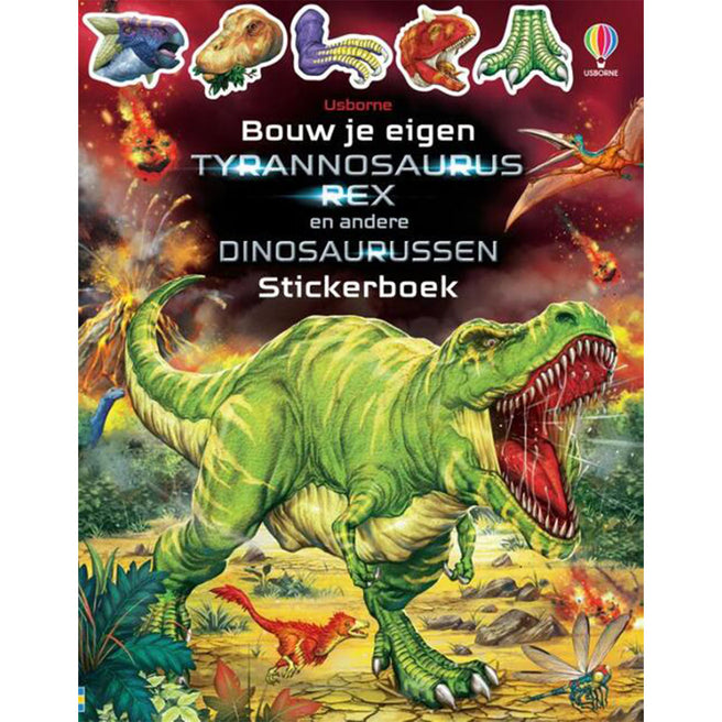uitgeverij usborne stickerboek bouw je eigen tyrannosaurus rex | 1700731 | 0