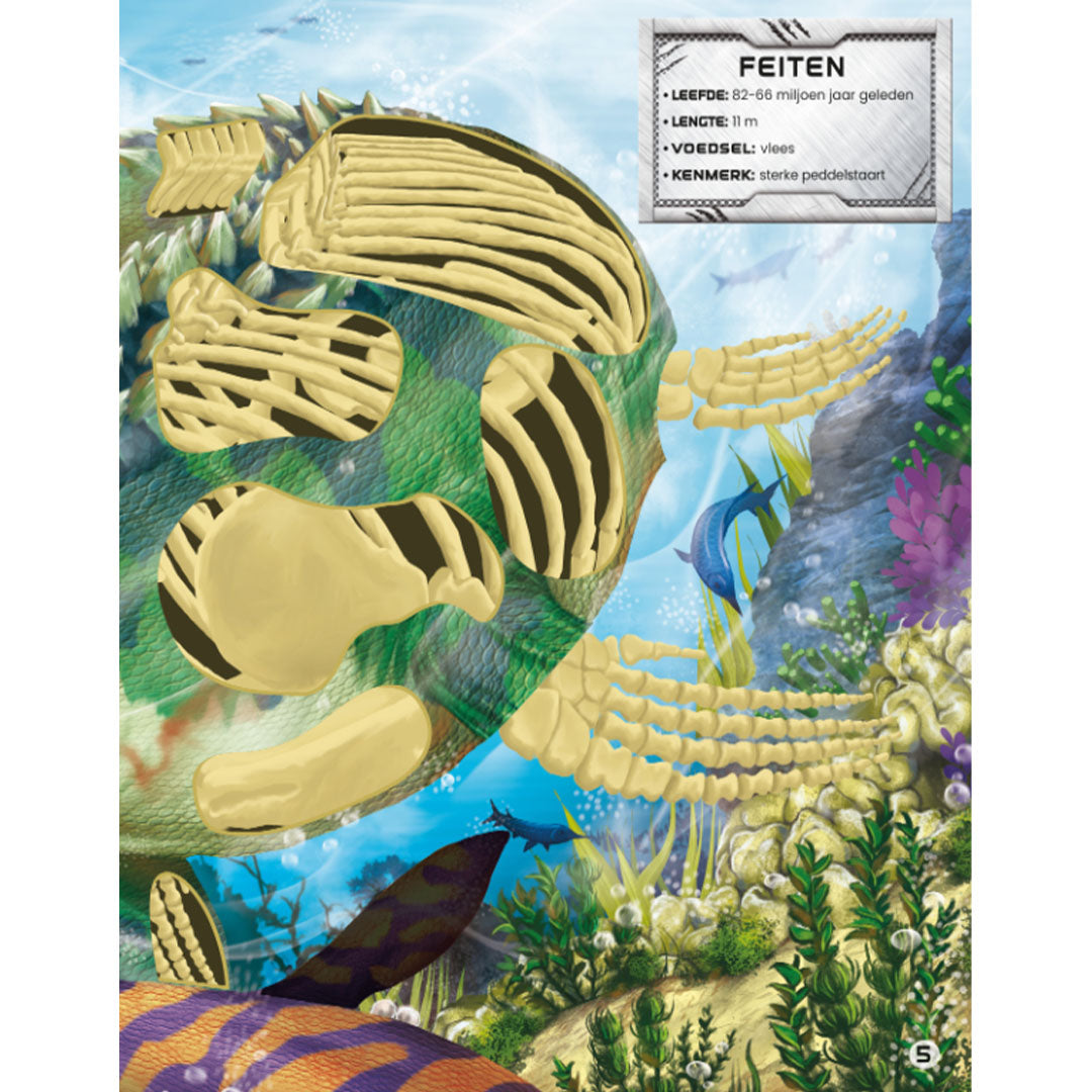 uitgeverij usborne stickerboek bouw je eigen tyrannosaurus rex | 1700731 | 2