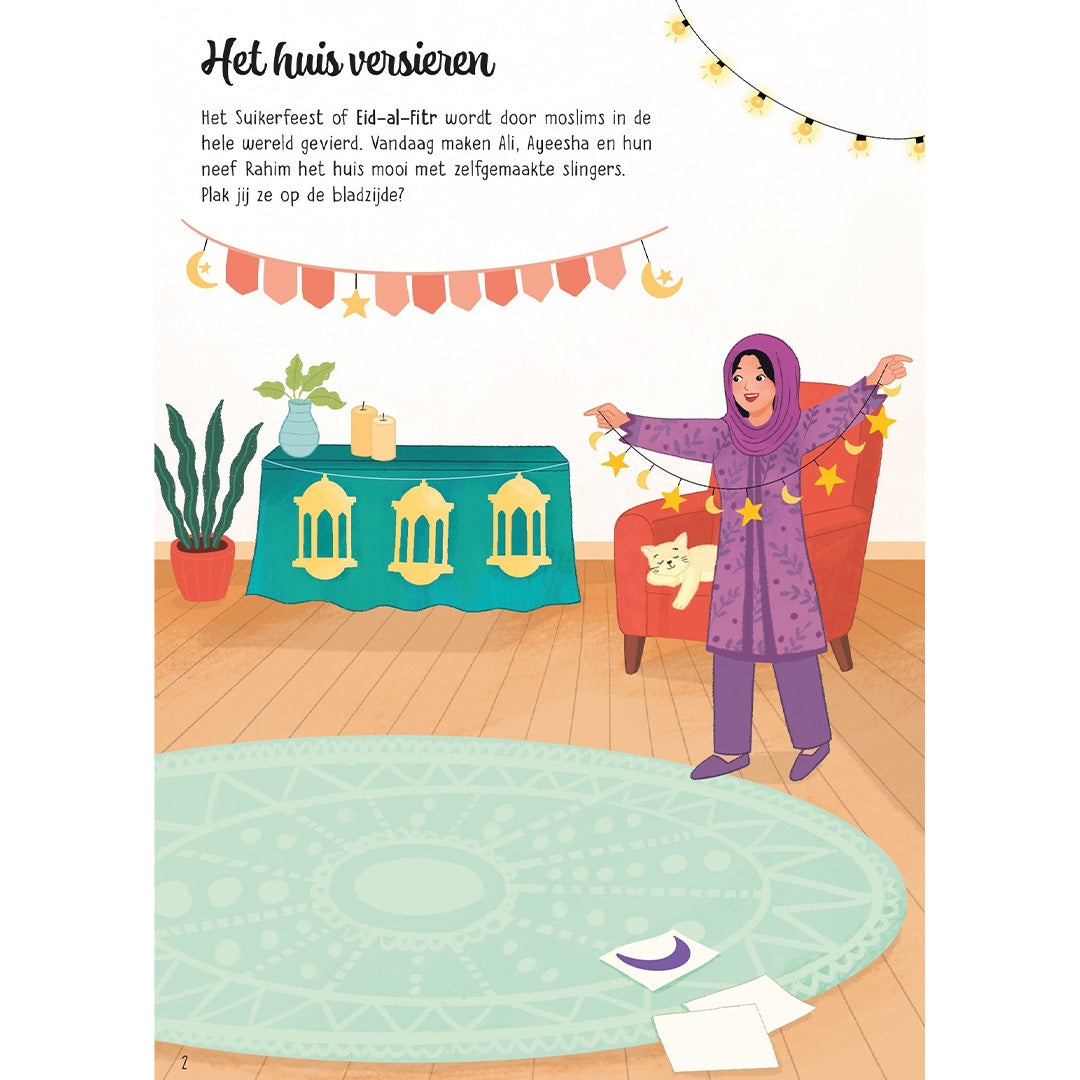 uitgeverij usborne stickerboek eid-al-fitr | 17010105 | 4