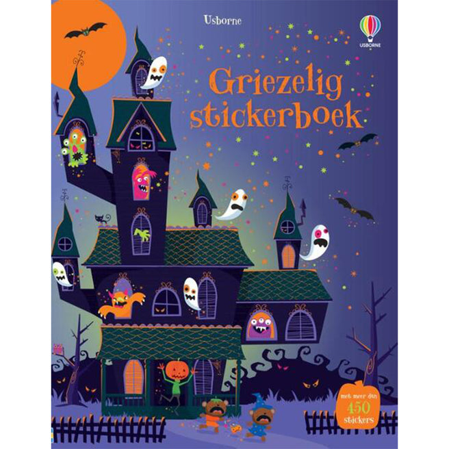 uitgeverij usborne stickerboek griezelig | 1700582 | 1