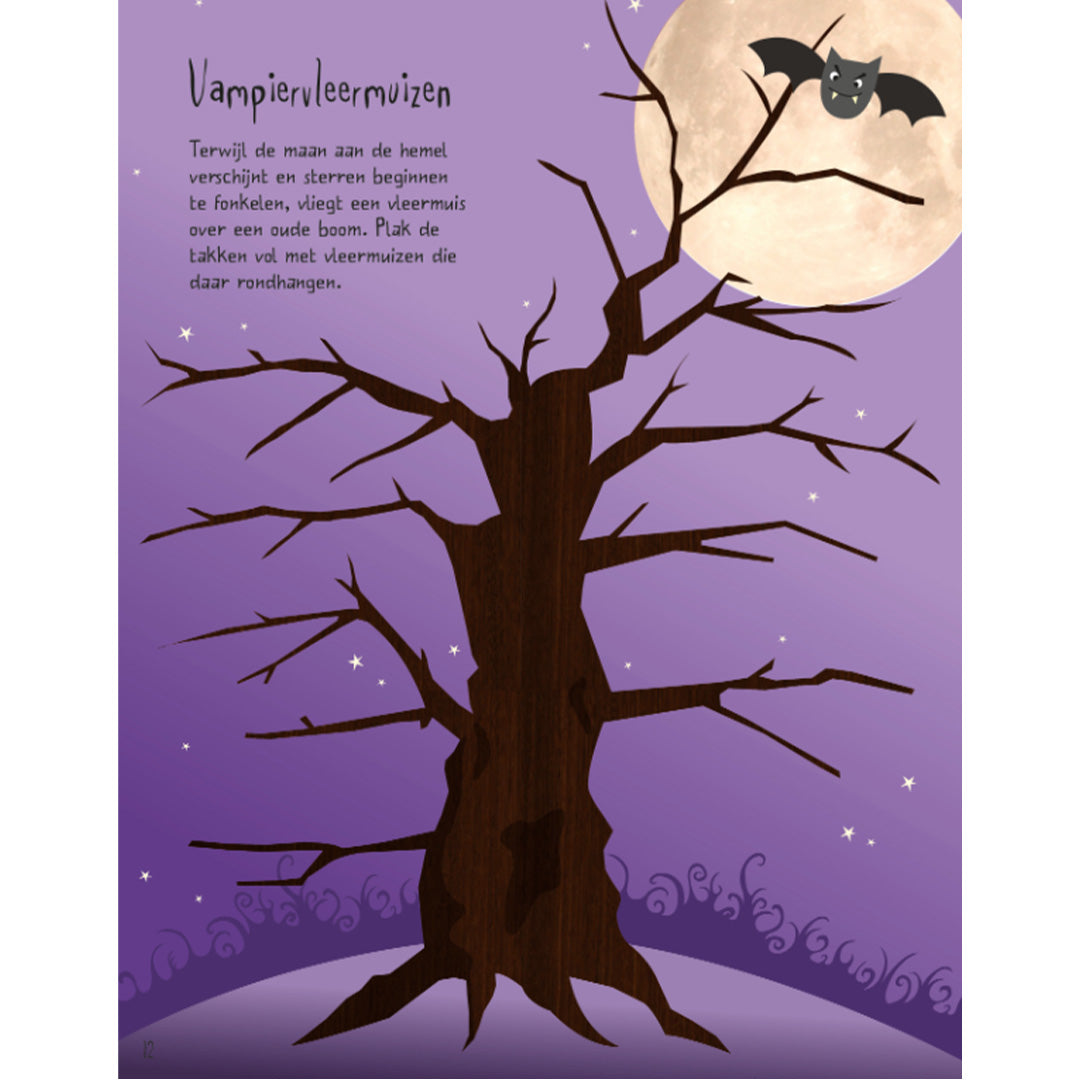 uitgeverij usborne stickerboek griezelig | 1700582 | 4