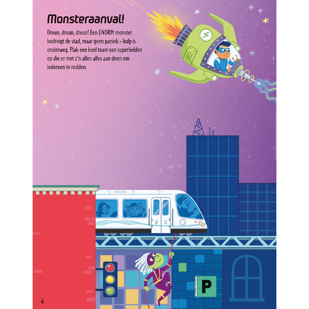 uitgeverij usborne stickerboek superhelden | 17002191 | 4