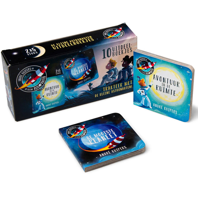 uitgeverij witte leeuw uitdeelboekjes de kleine astronauten - 10st | 1615456 | 20