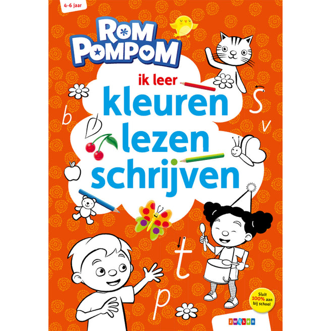 uitgeverij zwijsen rom pompom ik leer kleuren, lezen, schrijven | 1504311 | 0