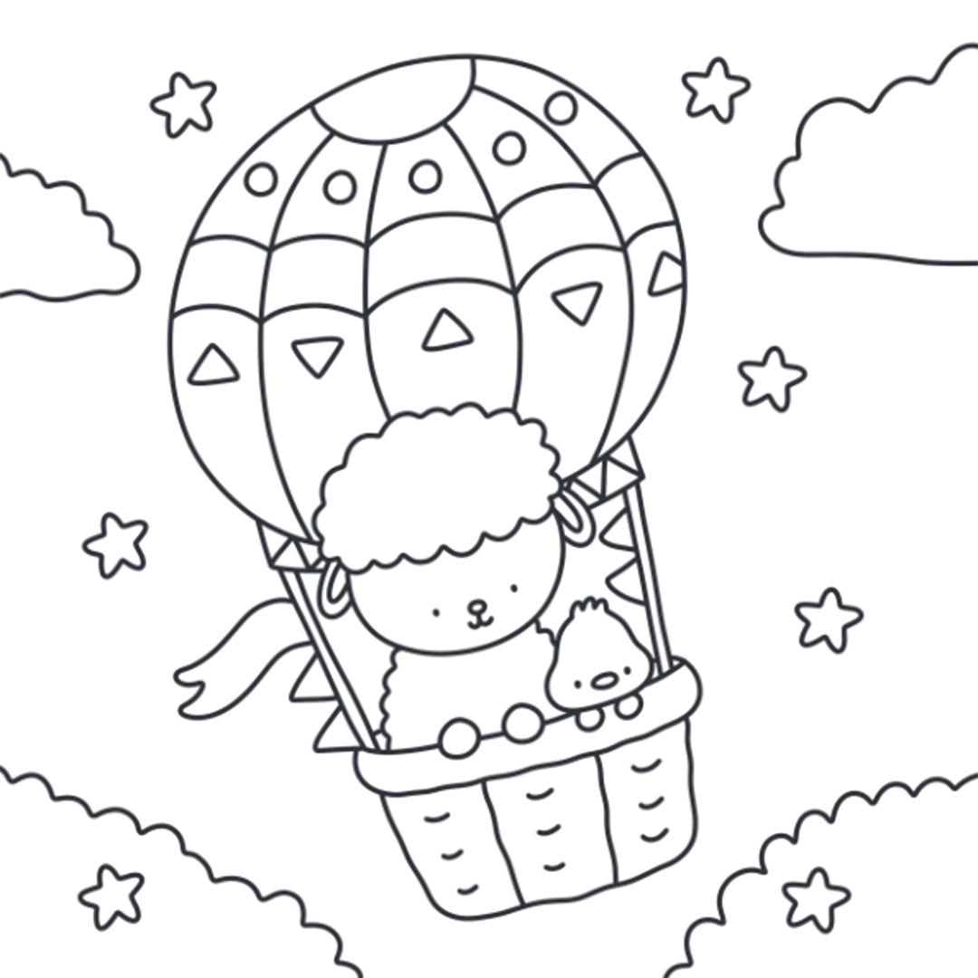 uitgeverij ballon cosy kleurboek: leuke vriendjes | 1234437 | 2