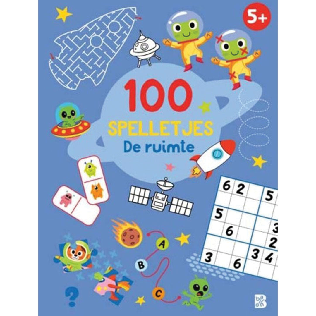 uitgeverij ballon 100 spelletjes de ruimte