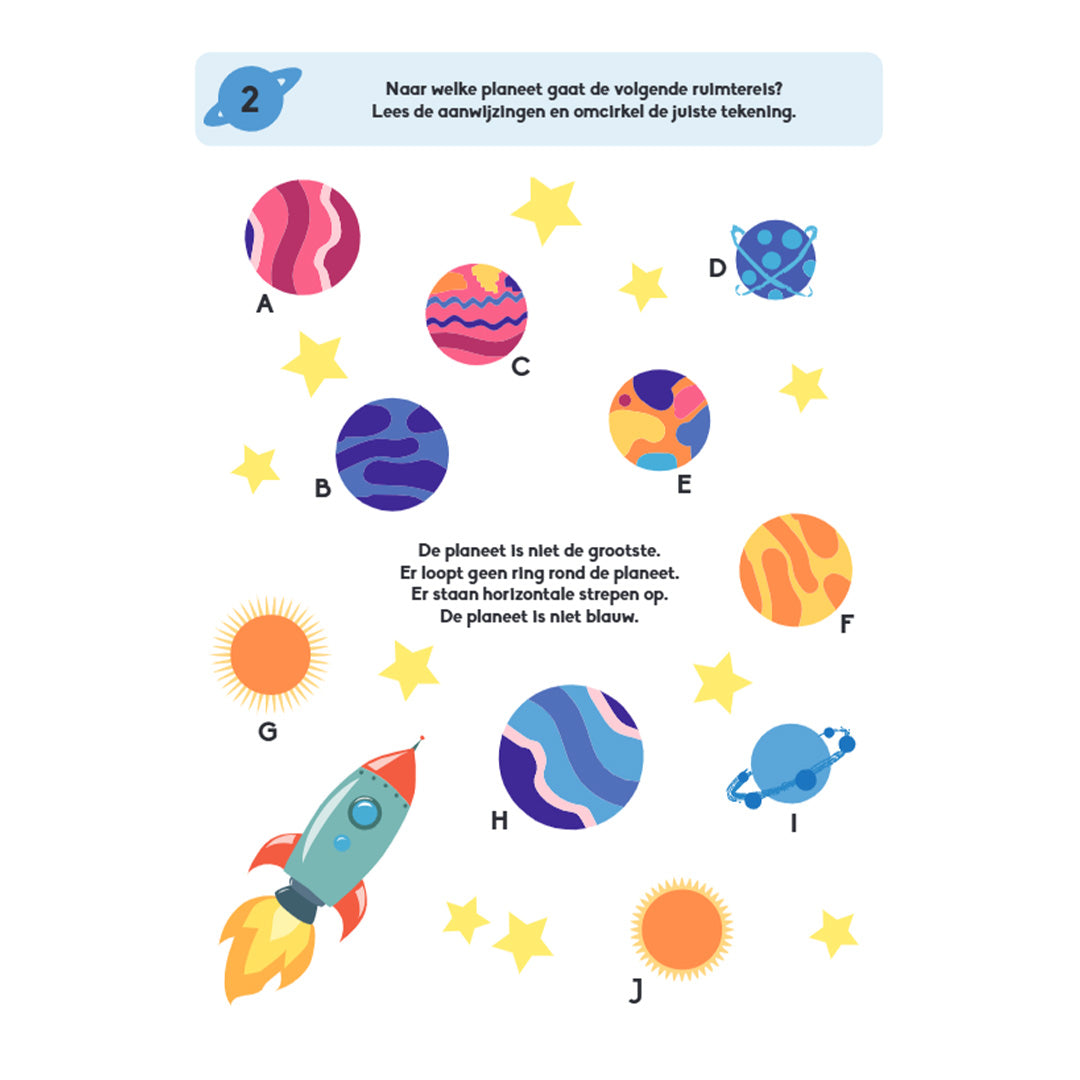 uitgeverij ballon 100 spelletjes de ruimte