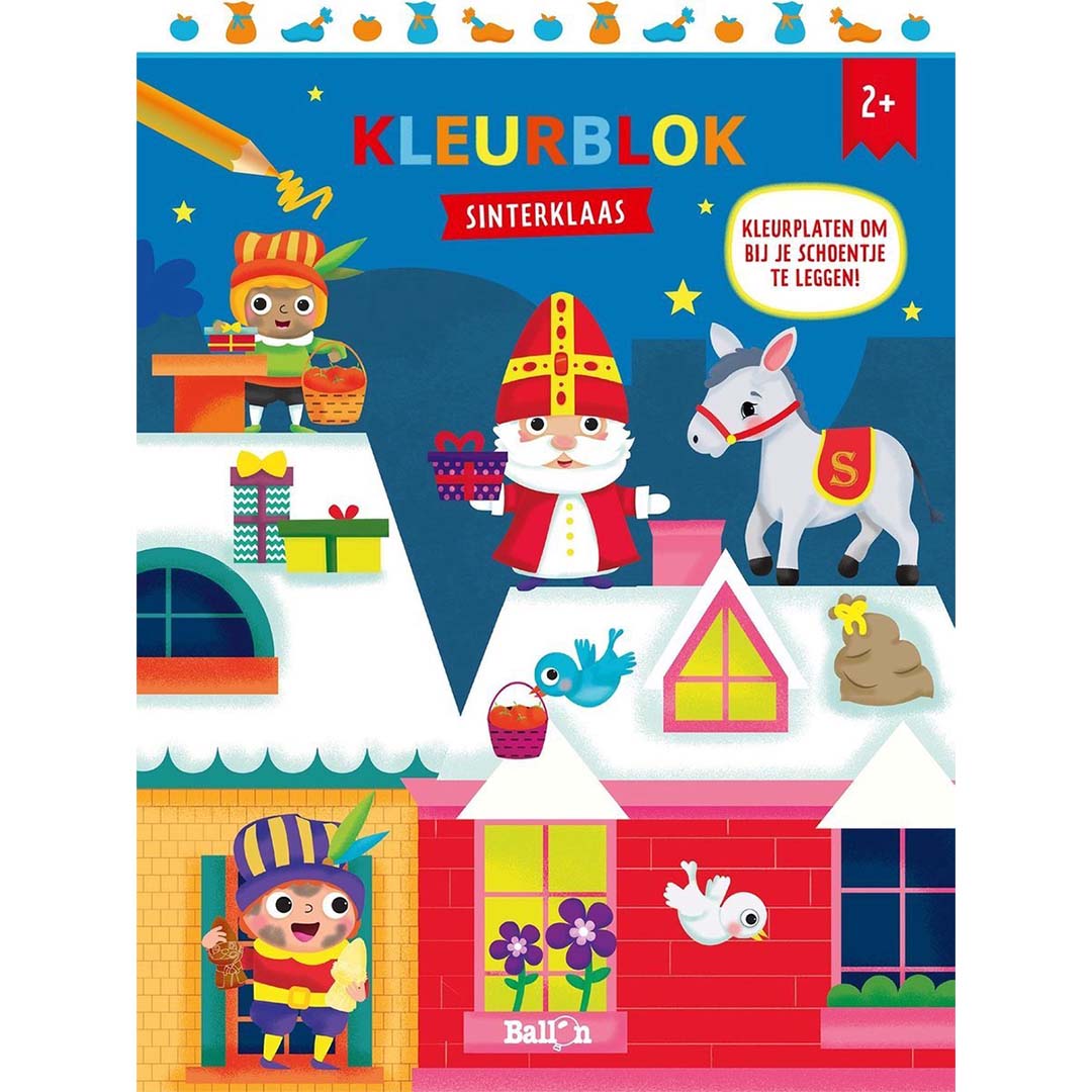 uitgeverij ballon kleurblok sinterklaas | 1231969 | 0