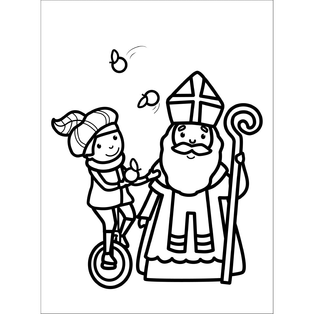 uitgeverij ballon kleurblok sinterklaas | 1231969 | 1