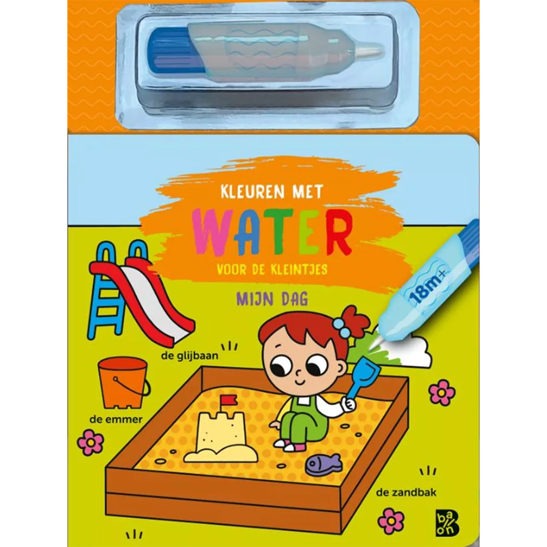 uitgeverij ballon kleuren met water voor de kleintjes: mijn dag | 1234062 | 1