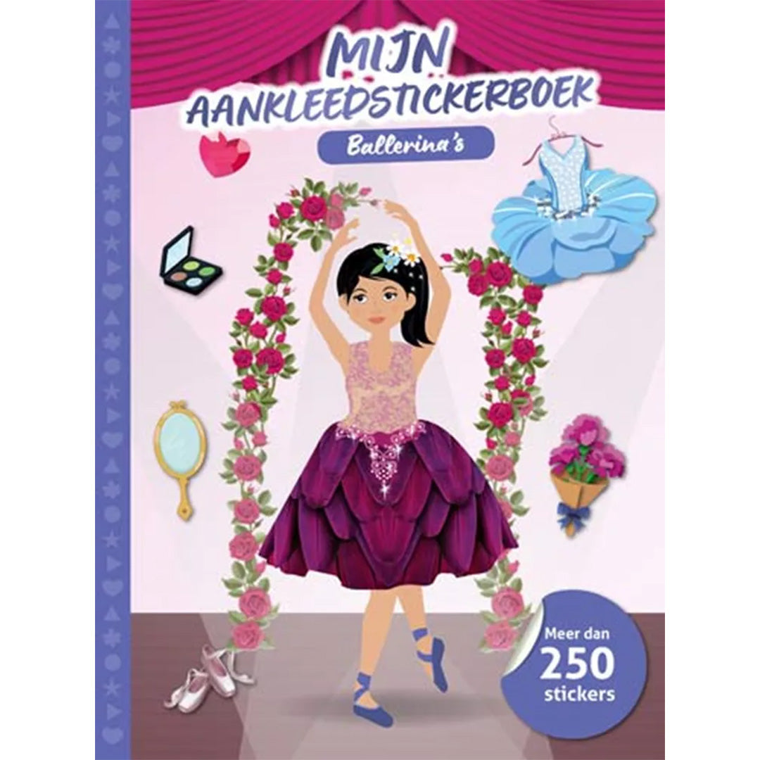 uitgeverij ballon  mijn aankleedstickerboek - ballerina's | 1234487 | 