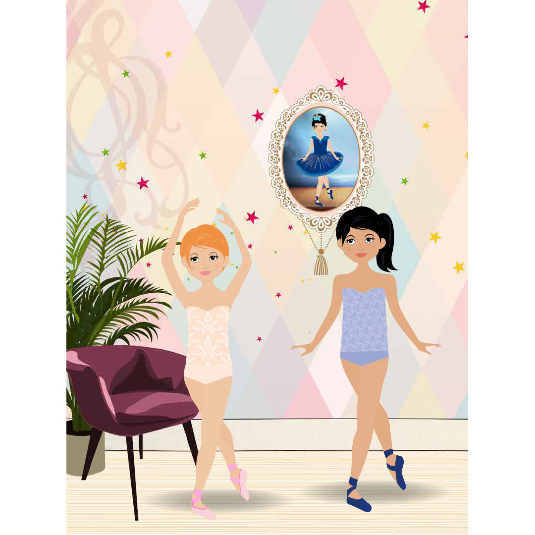 uitgeverij ballon  mijn aankleedstickerboek - ballerina's | 1234487 | 2