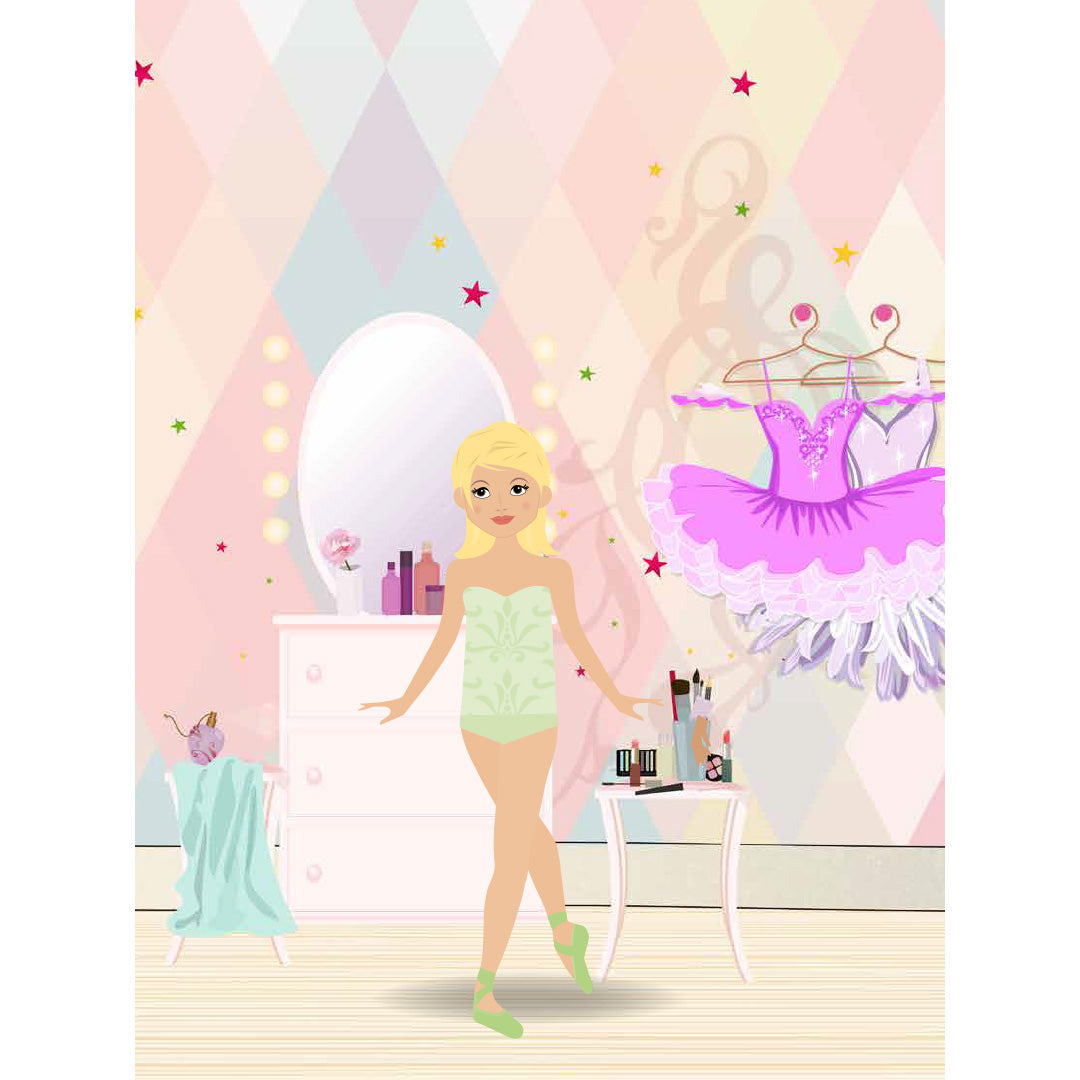 uitgeverij ballon  mijn aankleedstickerboek - ballerina's | 1234487 | 3