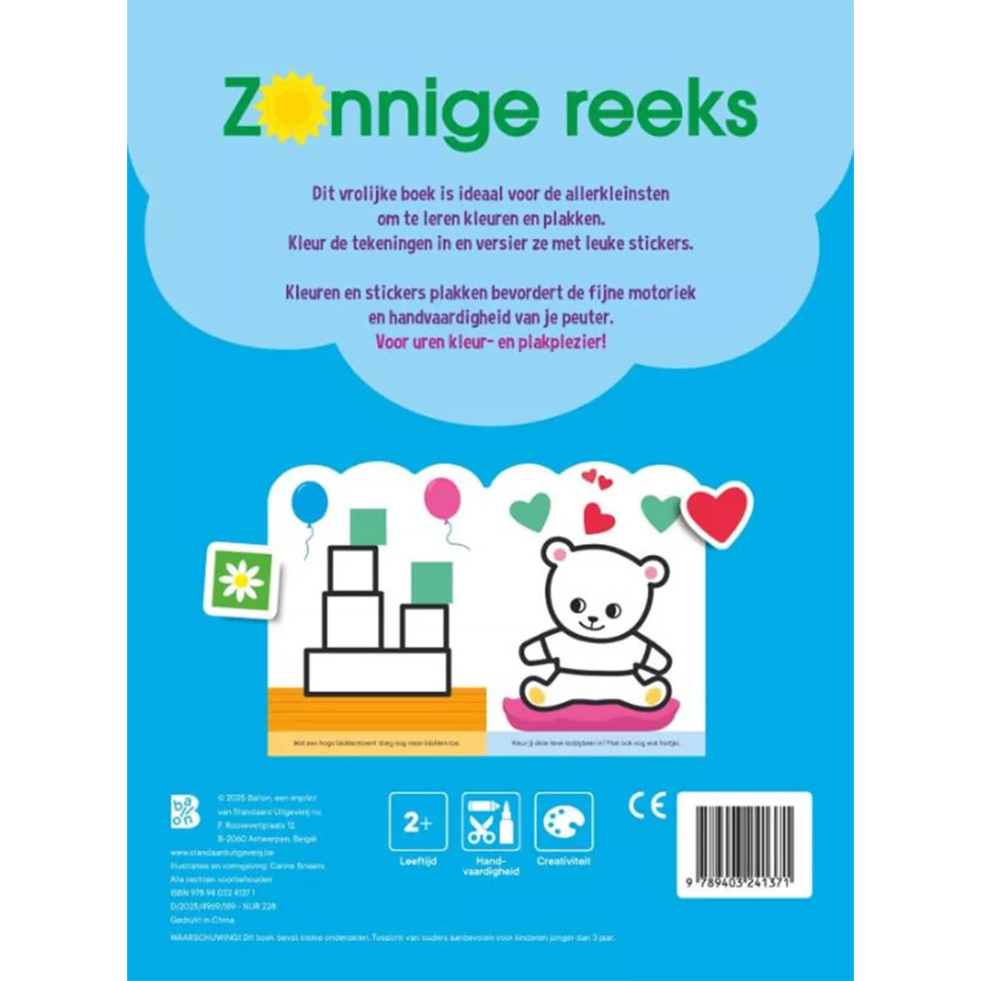 uitgeverij ballon plakken en kleuren - 2 jaar | 1234137 | 4
