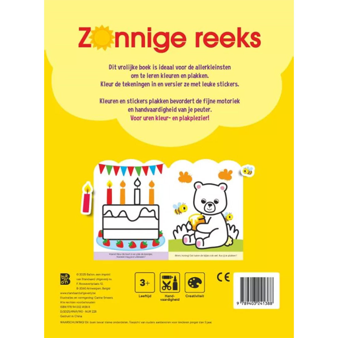 uitgeverij ballon plakken en kleuren - 3 jaar | 1234138 | 4