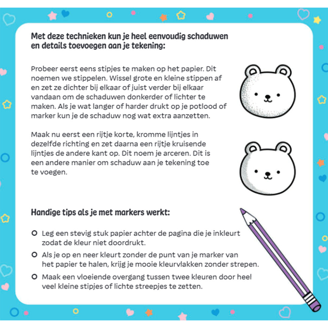 uitgeverij bbnc cute & cosy leren tekenen knuffeldingen | BBN1353111 | 3