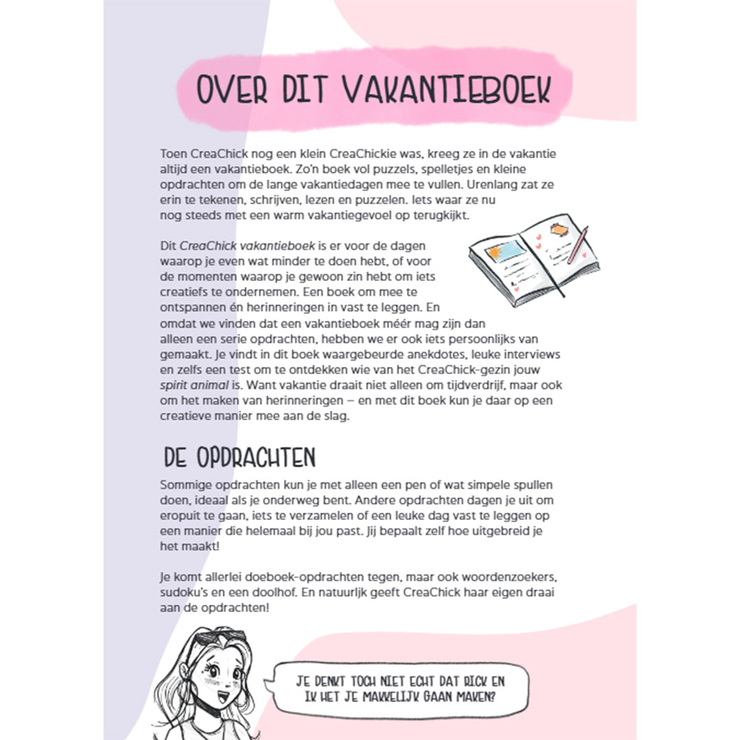 uitgeverij bbnc het grote creachick vakantieboek | BBN1352965 | 3