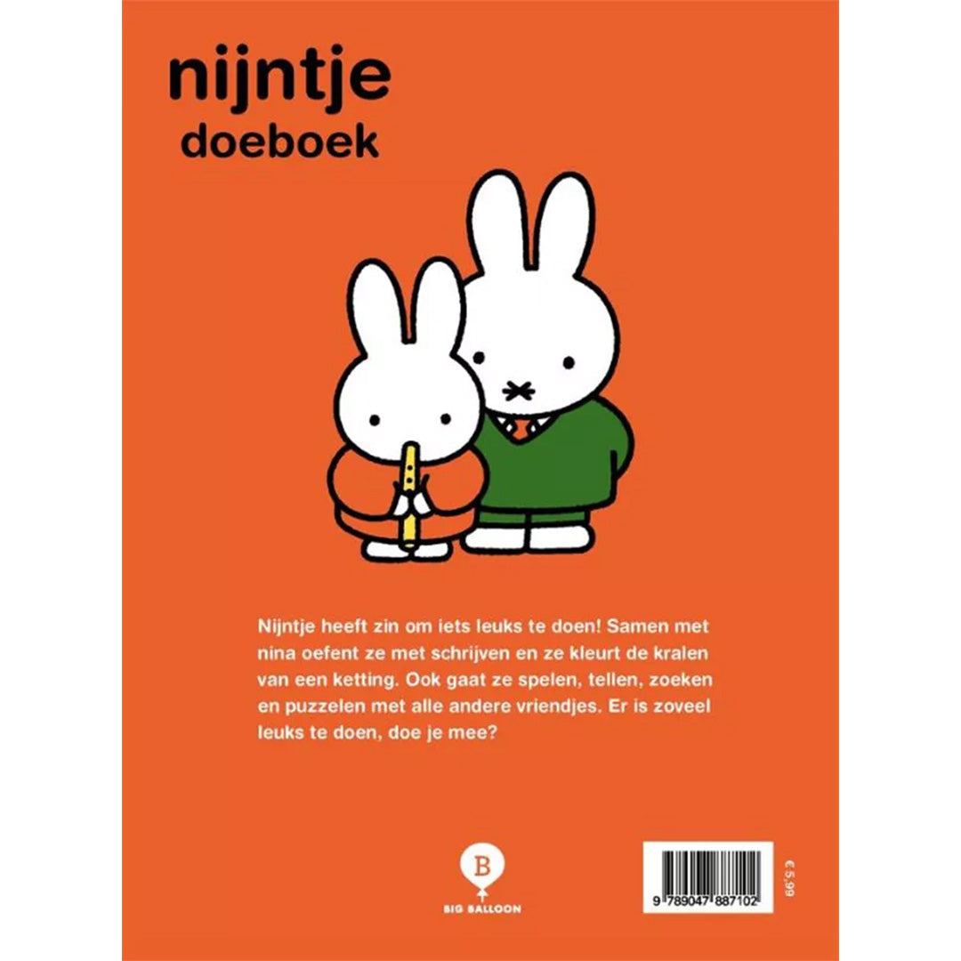 uitgeverij big balloon doeboek nijntje - sterren