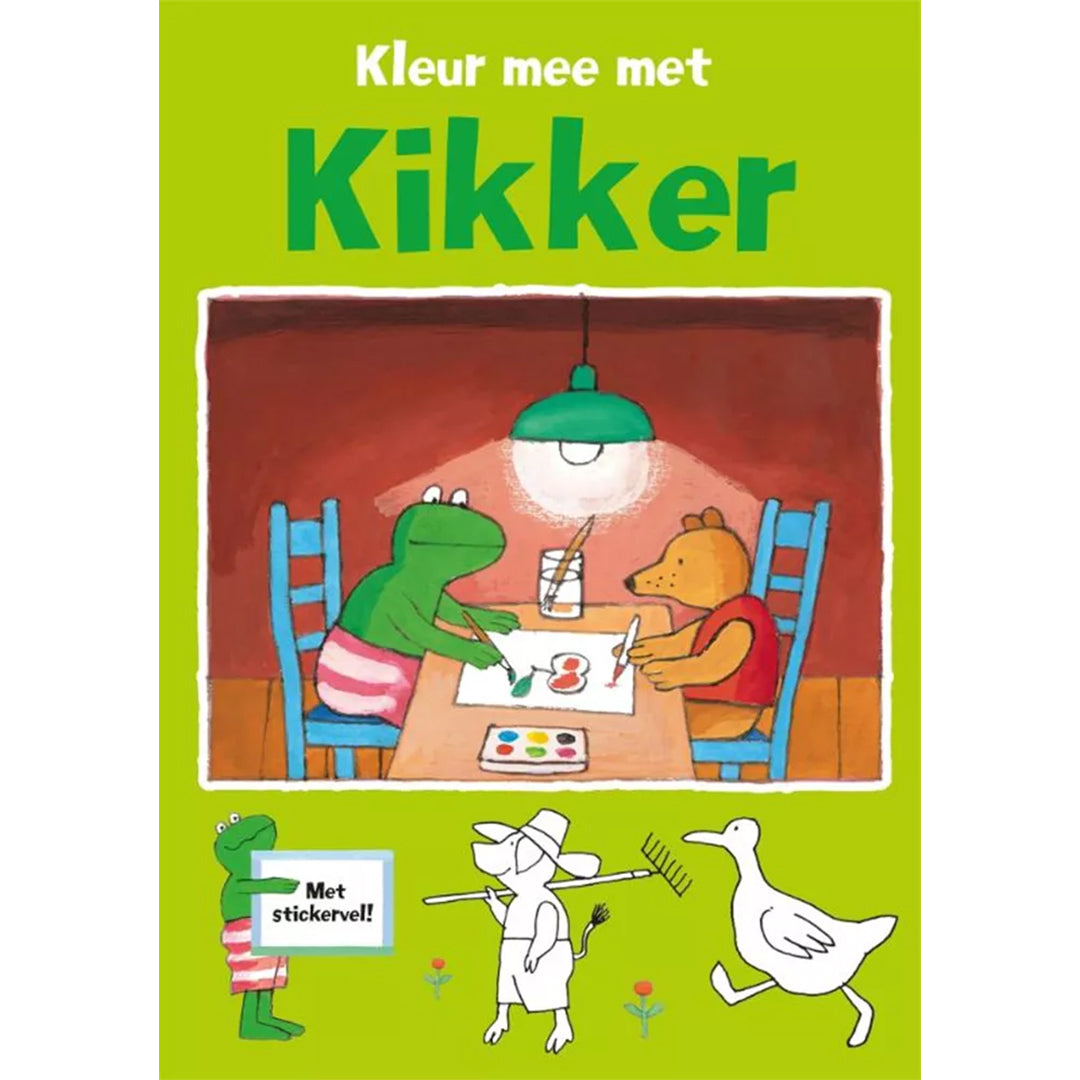 uitgeverij big balloon kleurboek kleur mee met kikker | 1298700 | 1