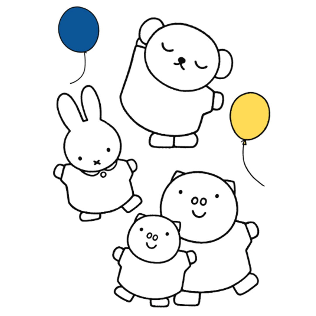 uitgeverij big balloon nijntje gaat kleuren | 1298404 | 5