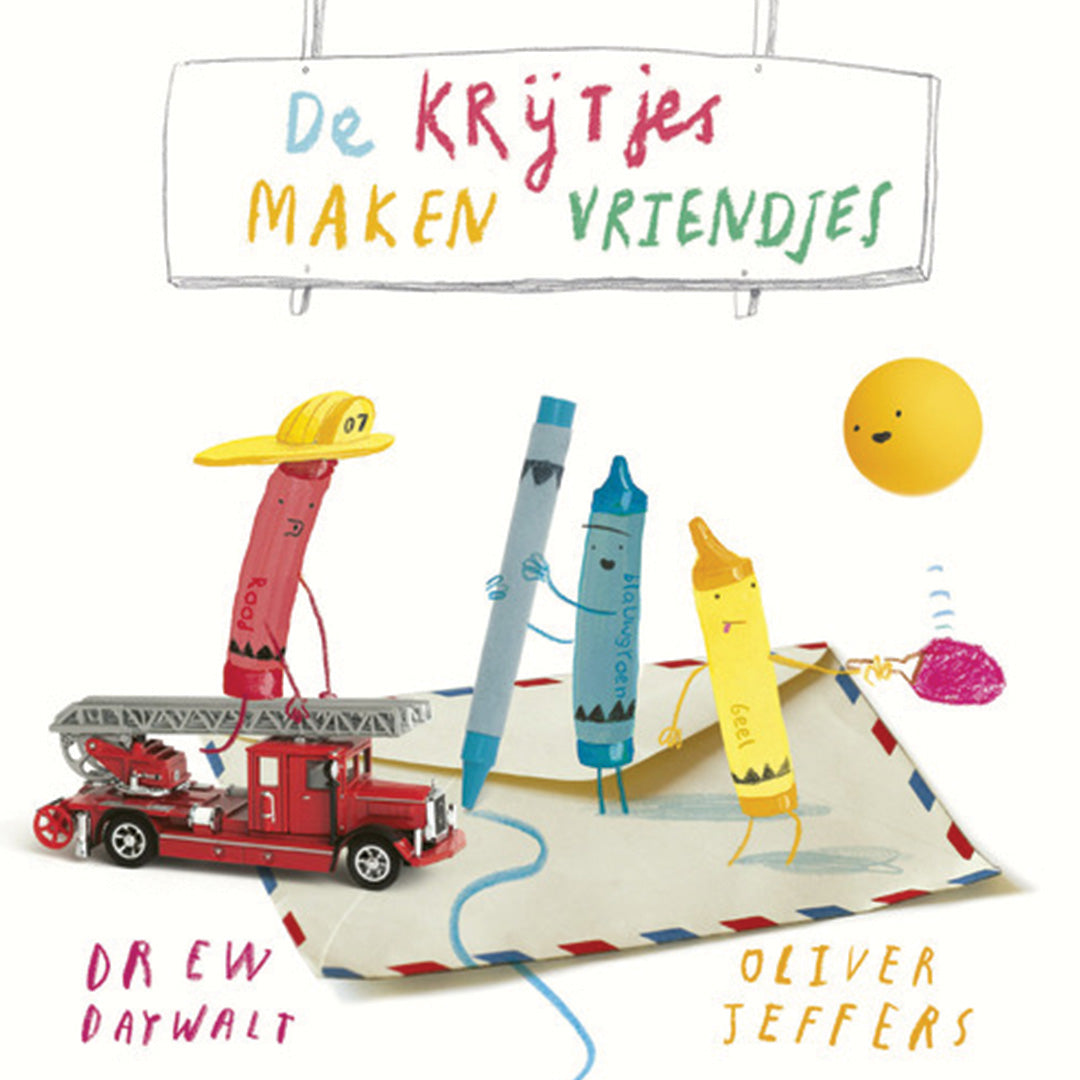 uitgeverij de fontein de krijtjes maken vriendjes prentenboek