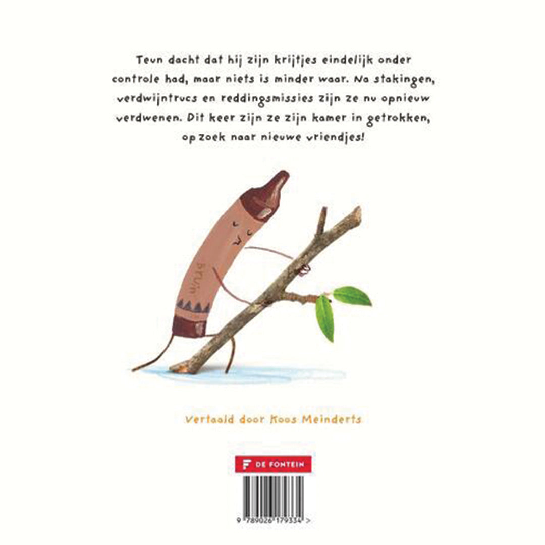 uitgeverij de fontein de krijtjes maken vriendjes prentenboek