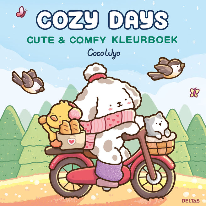 uitgeverij deltas kleurboek coco wyo - cute & comfy - cozy days | 0102283 | 