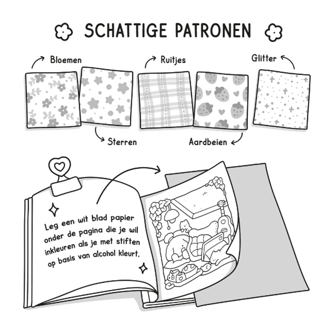 uitgeverij deltas kleurboek coco wyo - cute & comfy - cozy days | 0102283 | 3