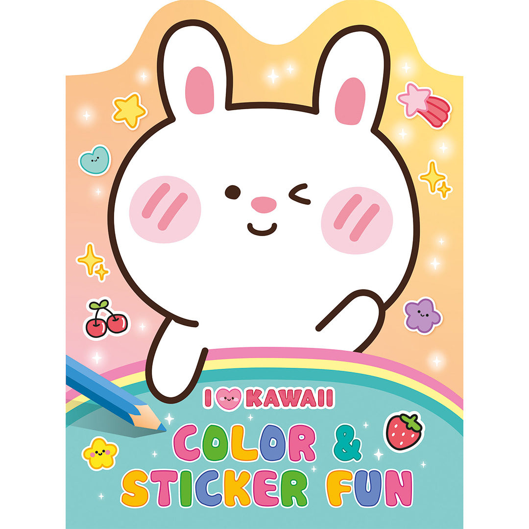 uitgeverij deltas kleurboek color & sticker fun - kawaii | 0664160 | 