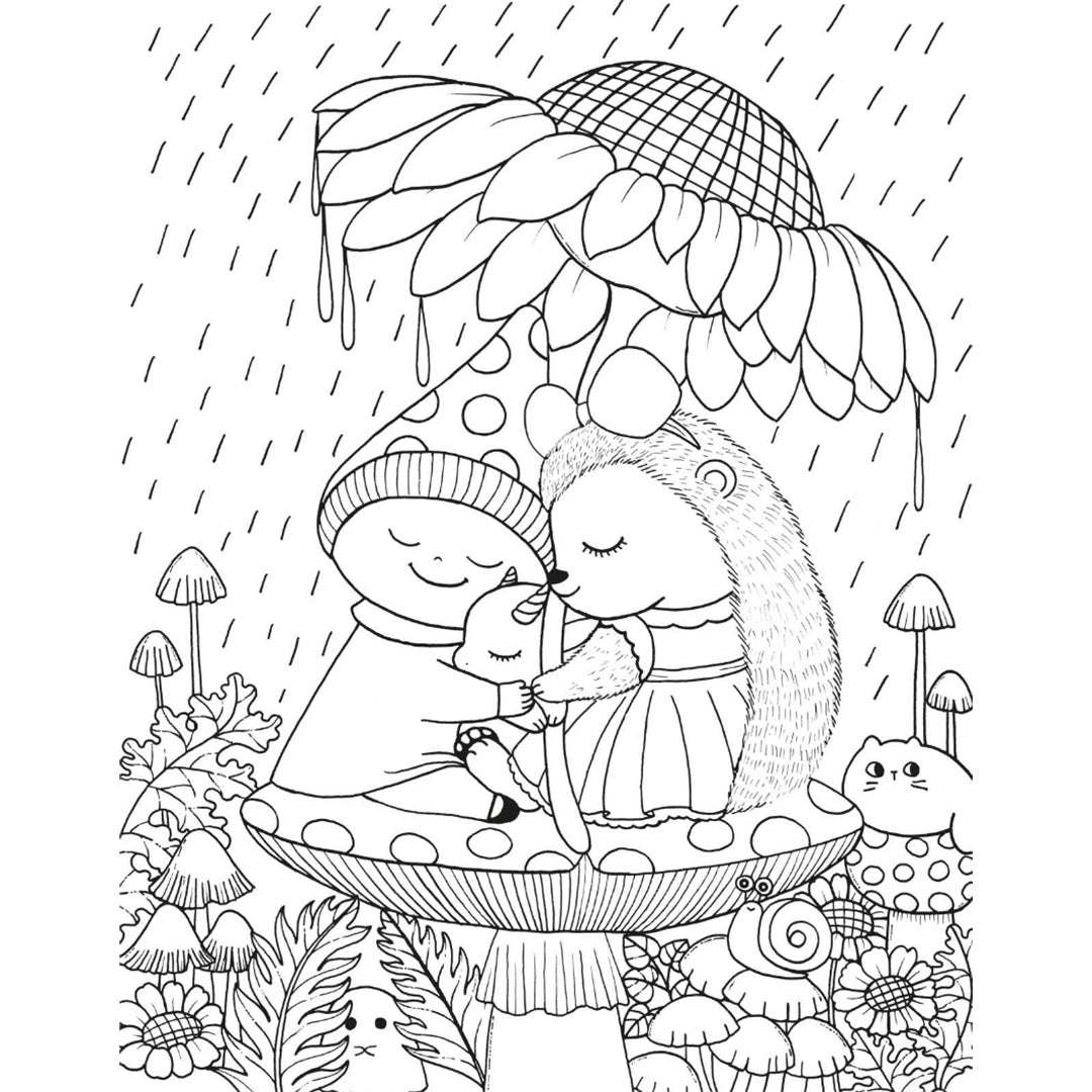 uitgeverij deltas kleurboek cozy kisses | 0101828 | 2