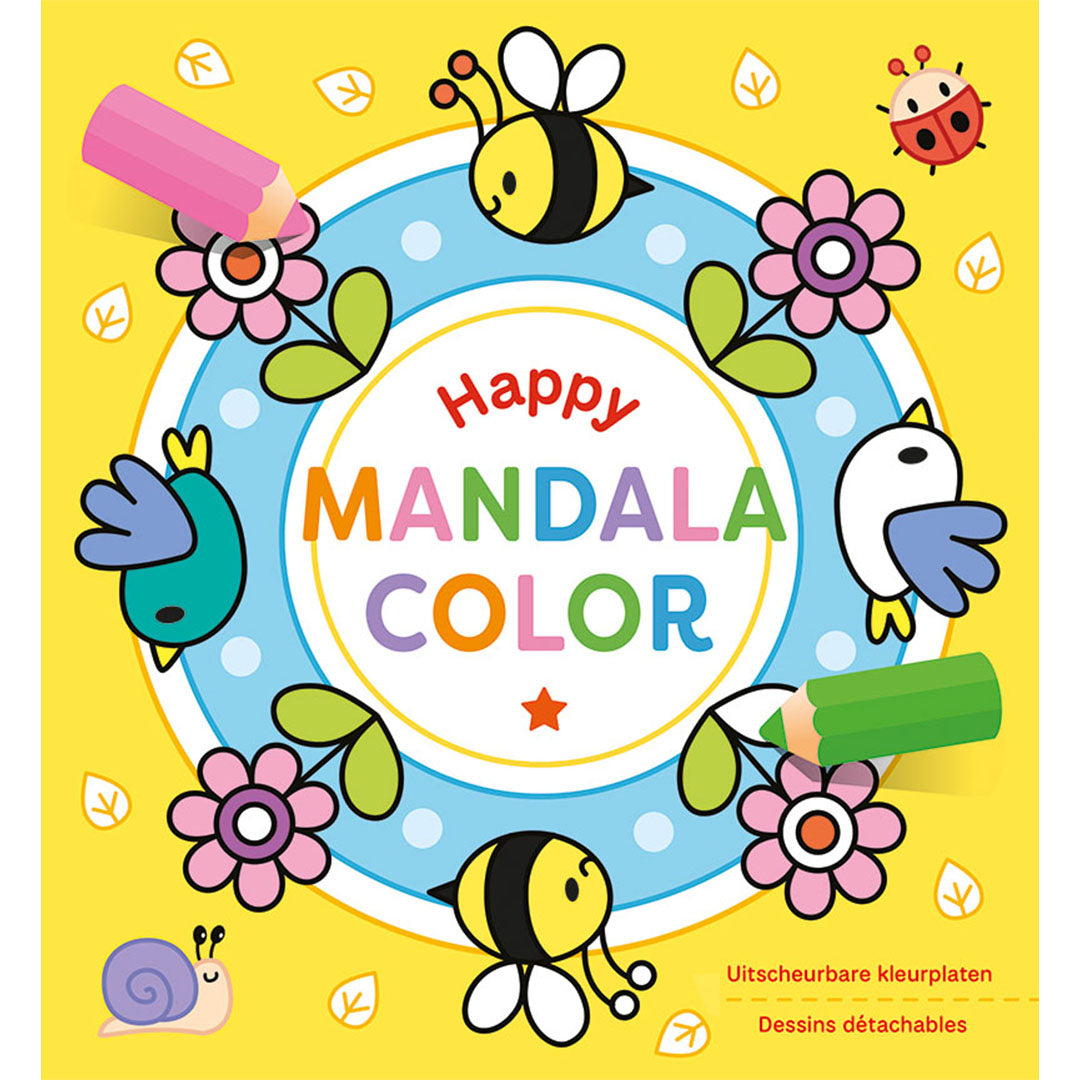 uitgeverij deltas kleurboek happy mandala color | 0691201 | 
