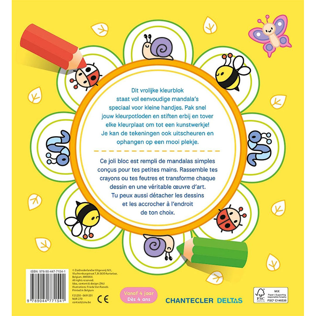uitgeverij deltas kleurboek happy mandala color | 0691201 | 6
