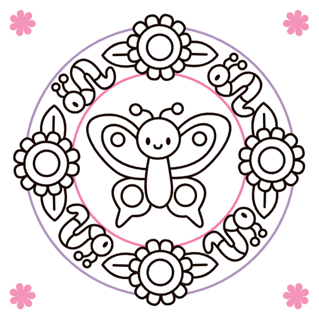 uitgeverij deltas kleurboek happy mandala color | 0691201 | 2