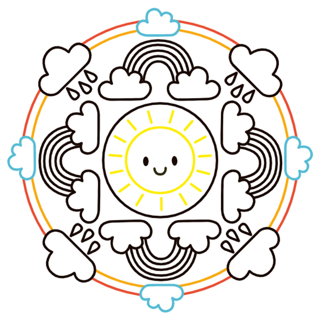 uitgeverij deltas kleurboek happy mandala color | 0691201 | 3