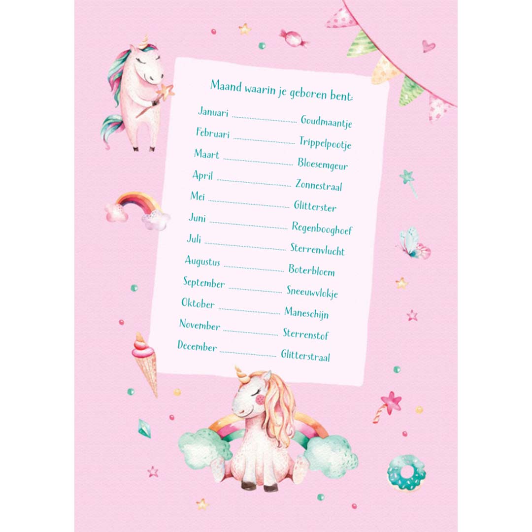 uitgeverij deltas vriendenboek ik hou van eenhoorns | 0521056 | 1