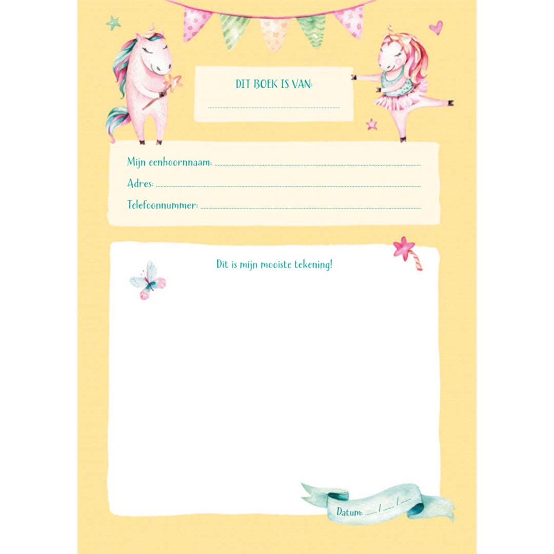 uitgeverij deltas vriendenboek ik hou van eenhoorns | 0521056 | 2