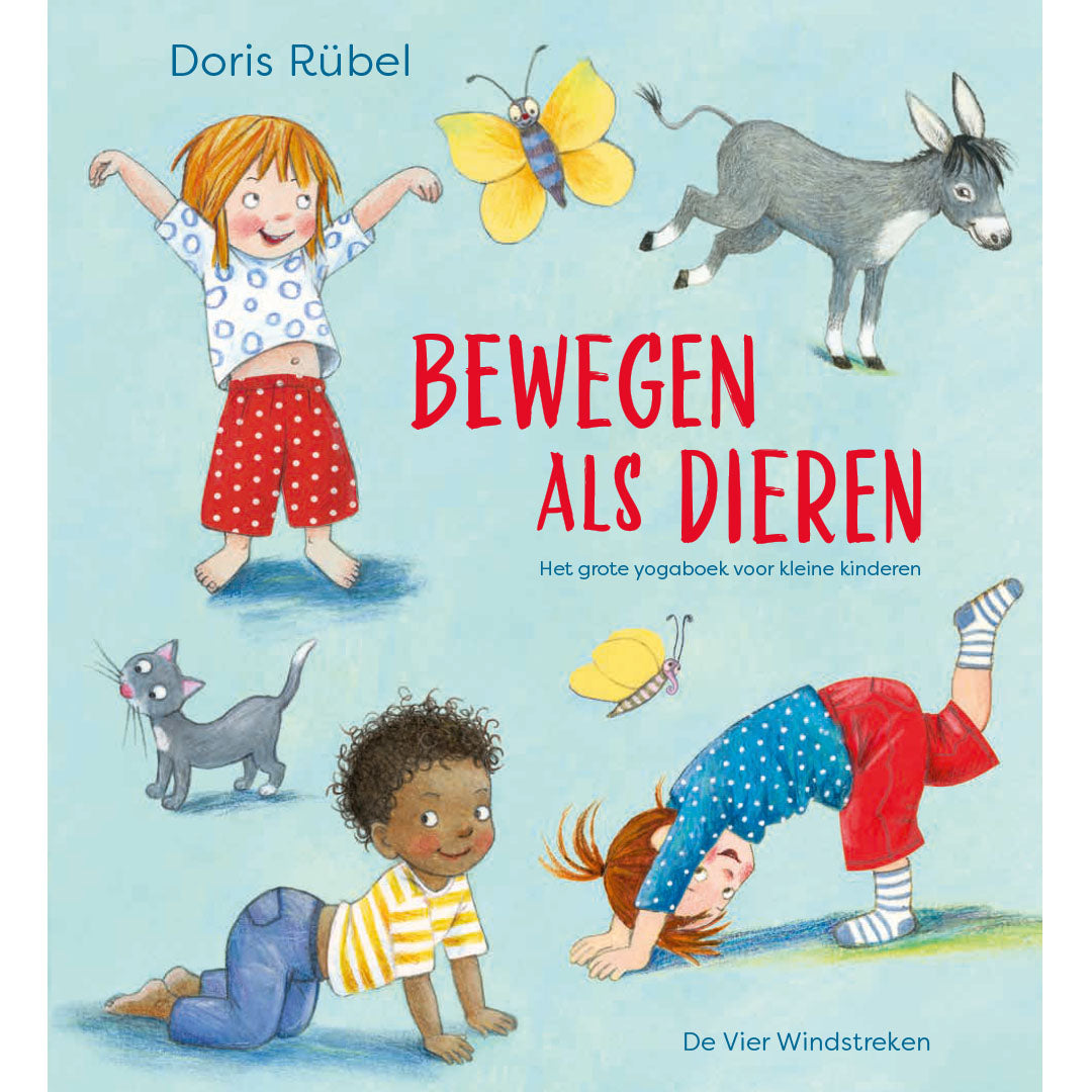 uitgeverij de vier windstreken kartonboek bewegen als dieren | 1750077 | 