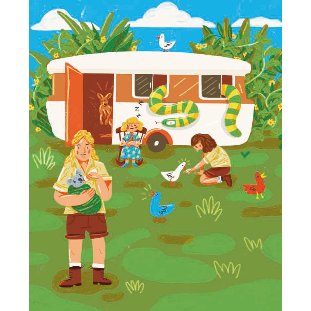 uitgeverij de vier windstreken van klein tot groots - steve irwin